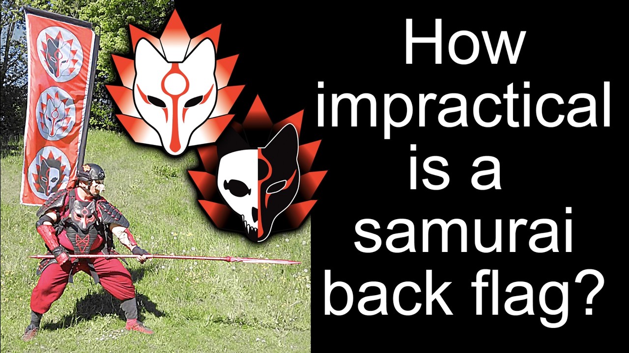 How useful is a samurai back banner (sashimono)? First tests!