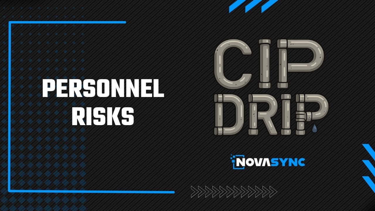 Personnel Risks in NERC CIP compliance programs - CIP Drip Webinar by NovaSync
