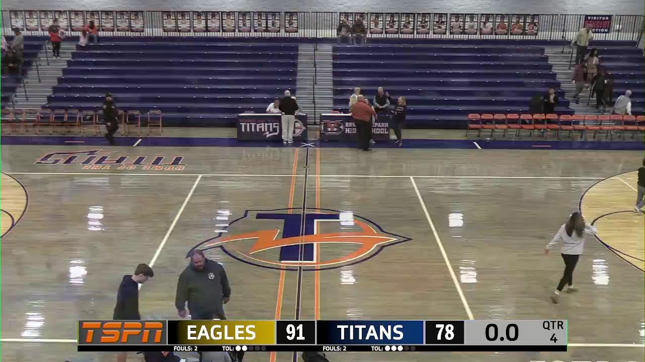 Boys Varsity Basketball District Semi-Finals vs. Canton Glenoak 2/26