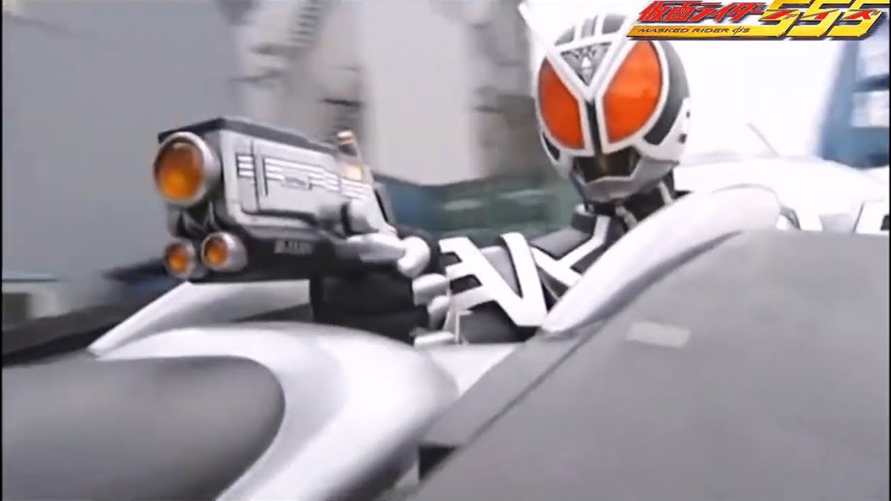Kamen Rider Delta Vs Faiz & Kaixa Fight Scene 