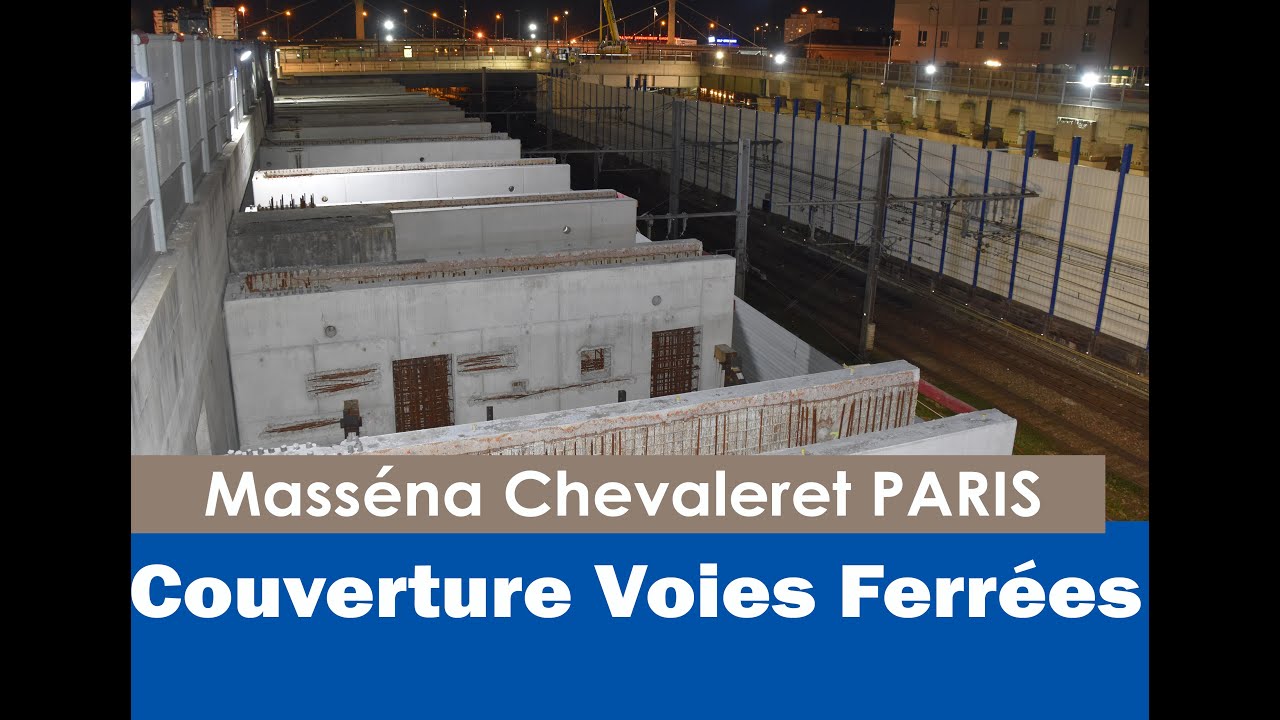 BECS Coordination SPS de la couverture de voies ferroviaires Îlot M10 VP Masséna-Chevaleret Paris