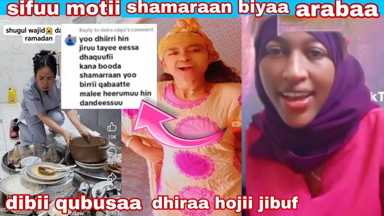 #shamaraan tenyaa biyaa arabaatii gubataan hundaaf debii qubusaa sifuu moti shamaraan 