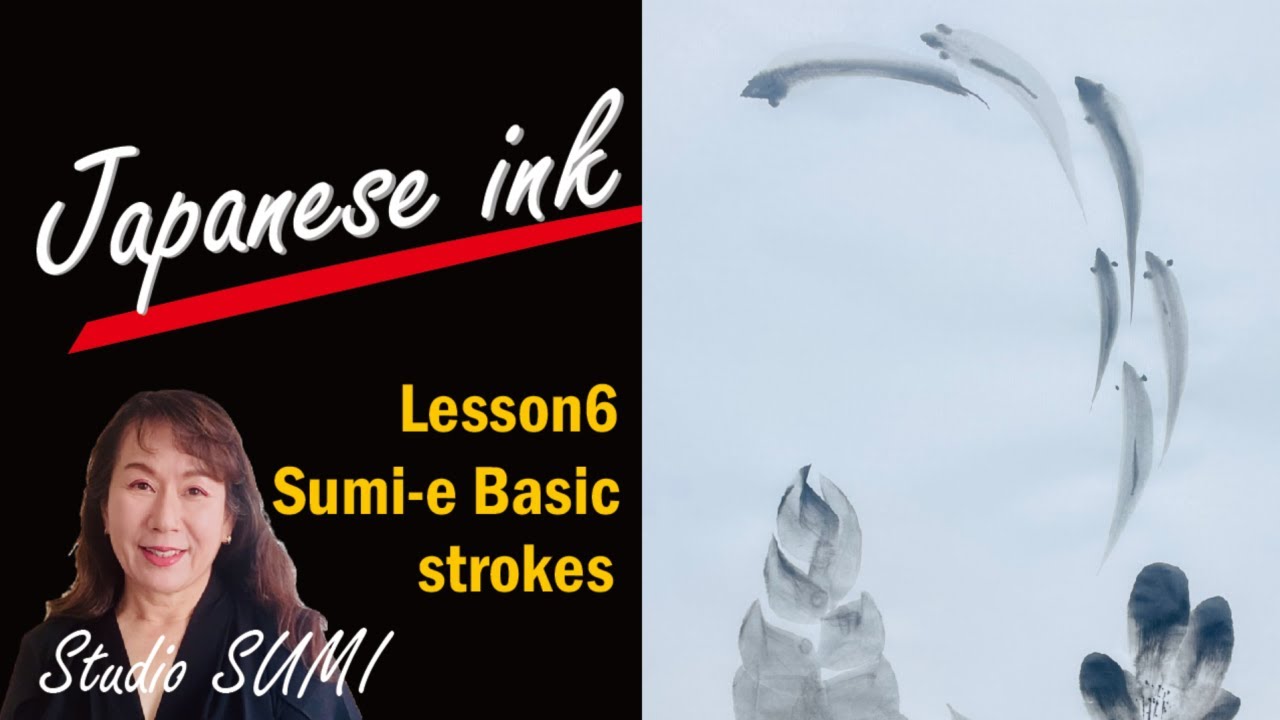 Sumi-e basic strokes
