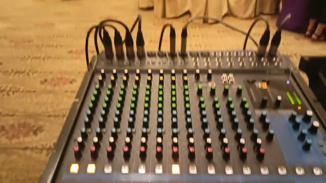YAMAHA MG16XU MIXER set-up