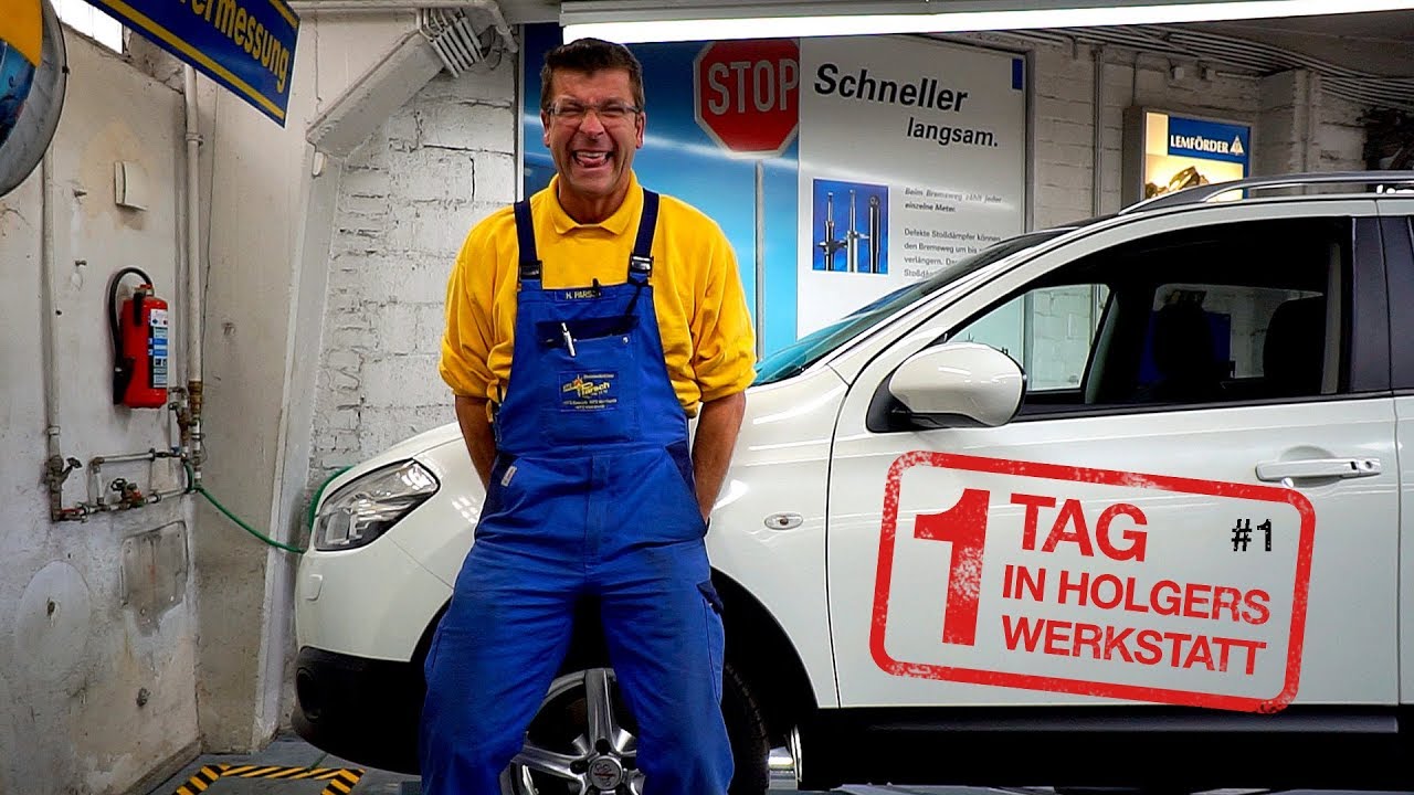 1 Tag in Holgers Werkstatt - Teil 1 | Ein Messer im Motorraum und ein quietschender Qashqai