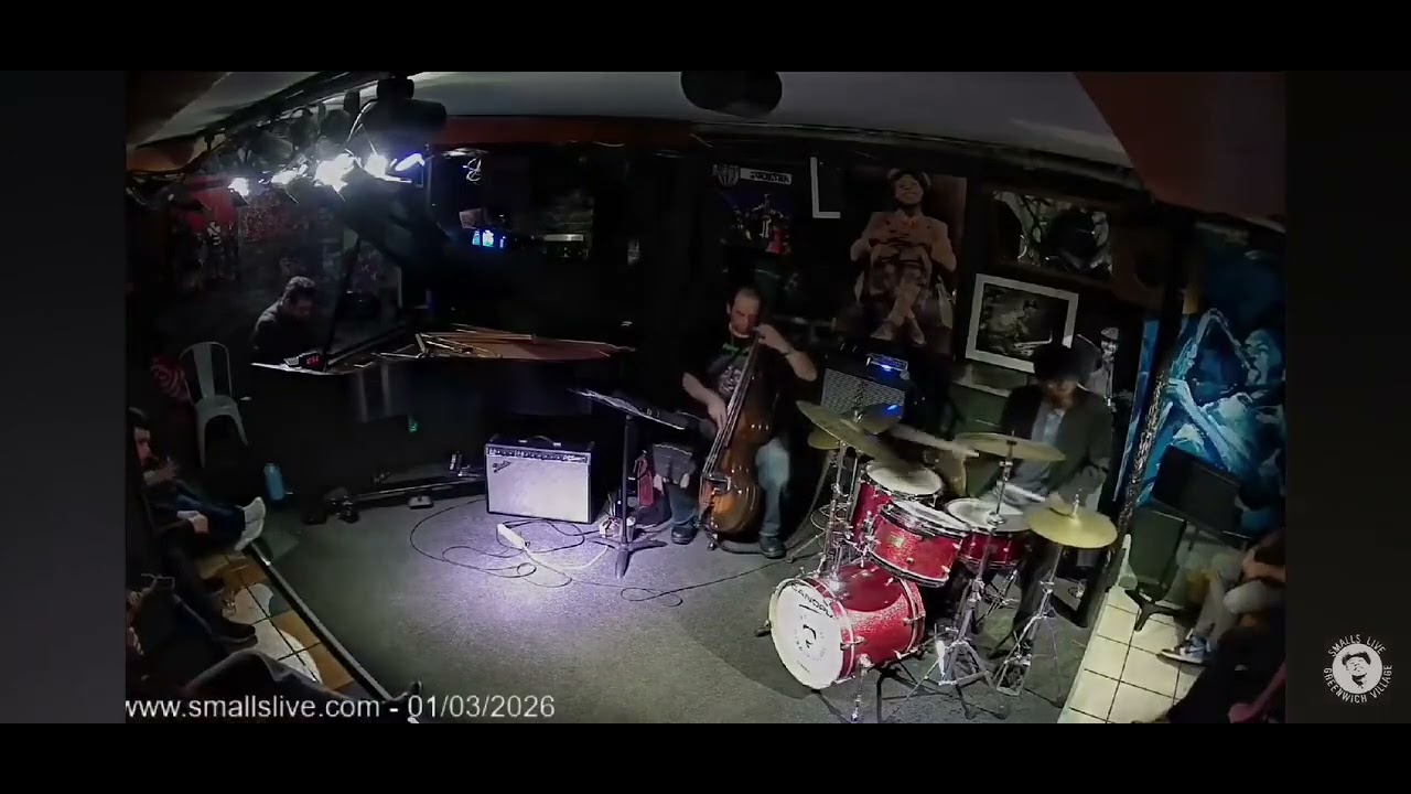 Coming up with a Minor blues with Taru Alexander Trio at Smalls