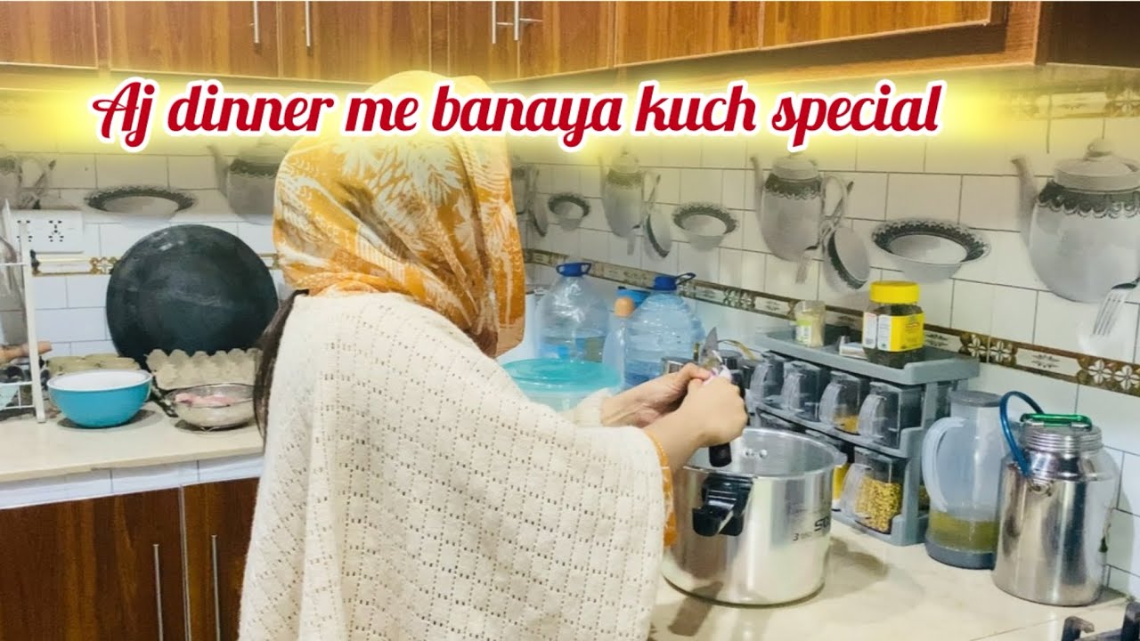 Aj dinner me banaya kuch special 😍