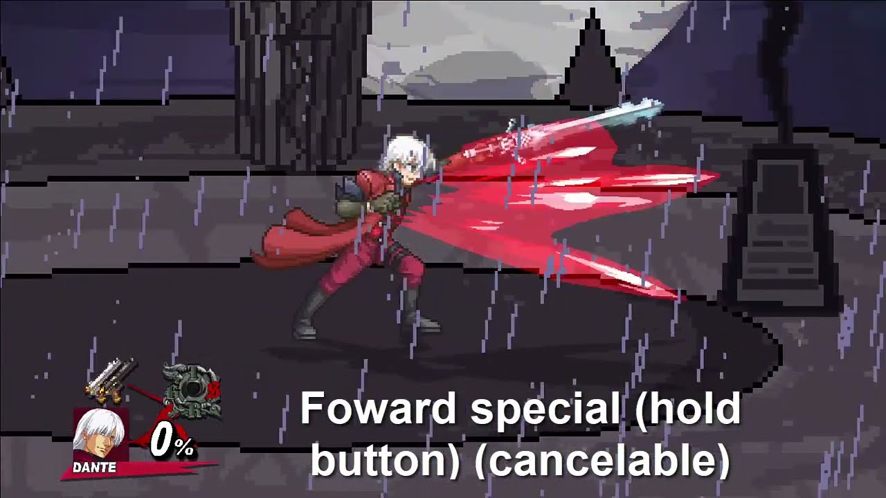 Link post: Dante (Devil May Cry) SSF2 MOD