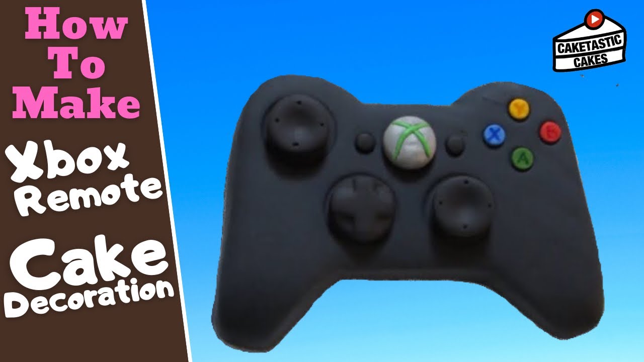 Xbox 360 Controller Cake Tutorial - How to Make a Gaming Controller Cake Topper
