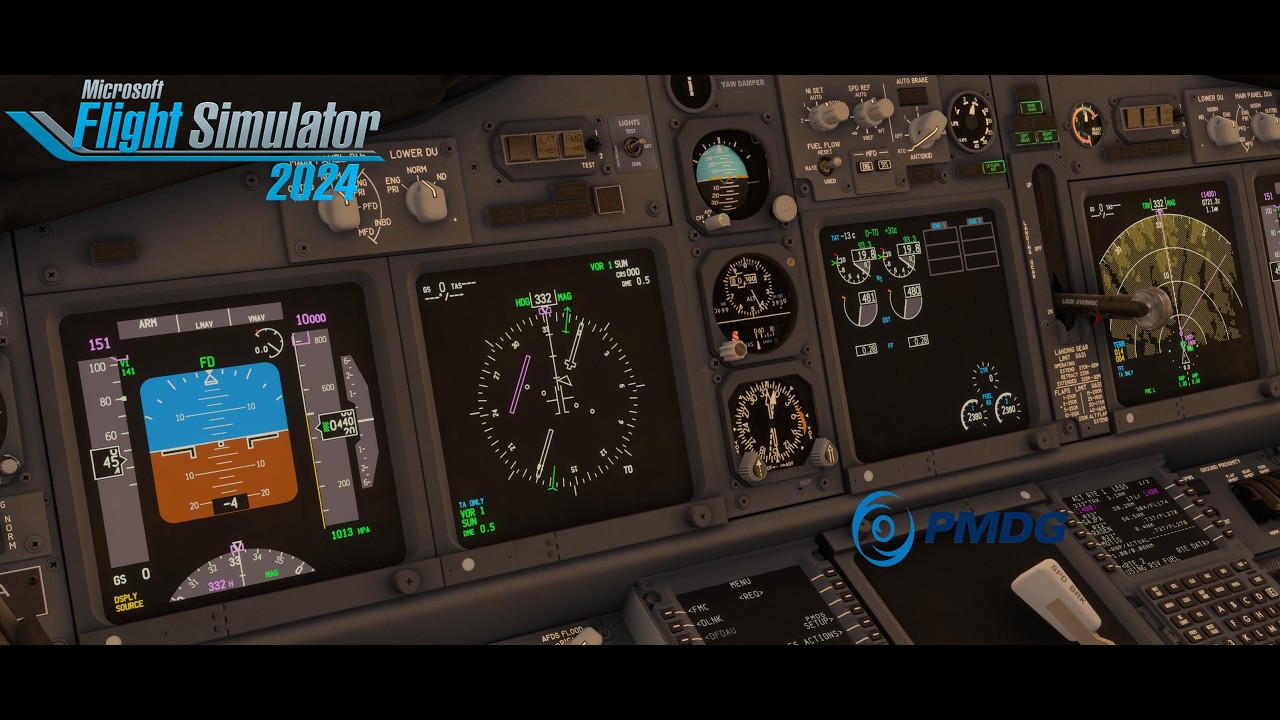 VOR priblizenie tutorial | PMDG 737 | MSFS2024