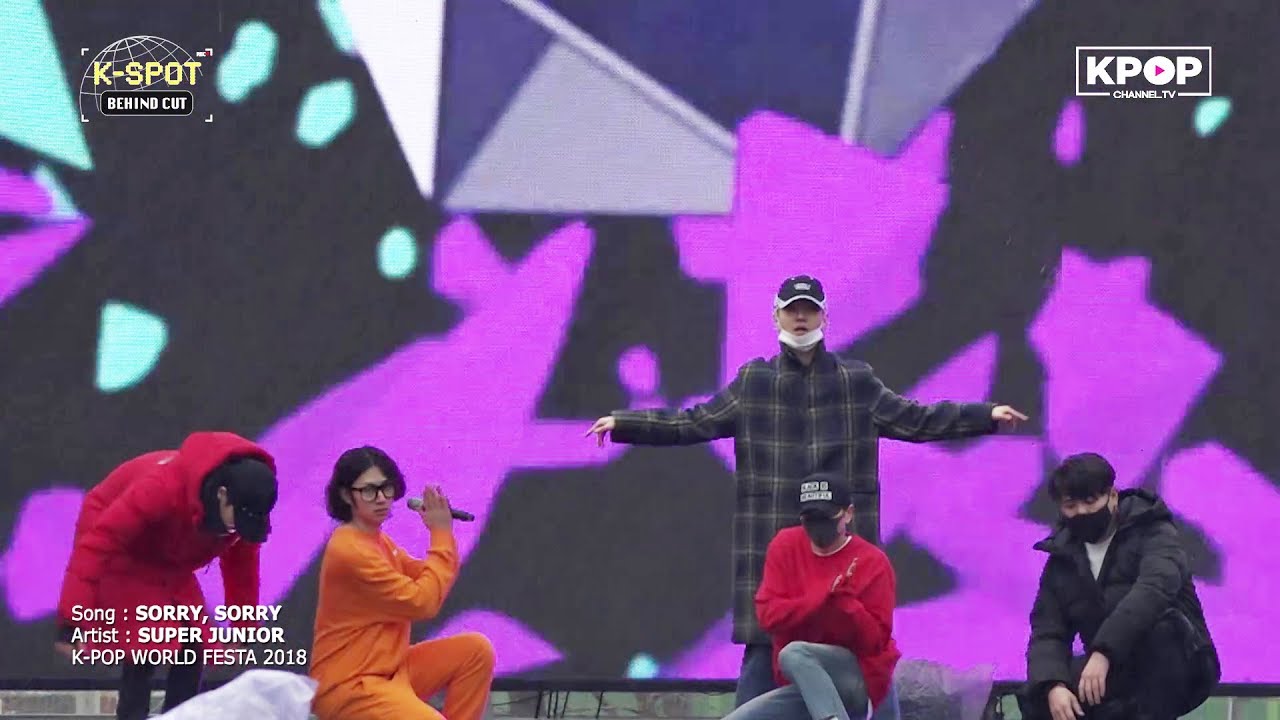 SUPER JUNIOR - Sorry, Sorry (Camera Rehearsal @ K-POP World Festa 2018)