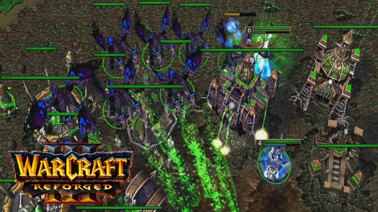 Mass Chimaera - Warcraft 3 Night Elf 4v4 Game [Deutsch] Full WC3 Reforged Gameplay
