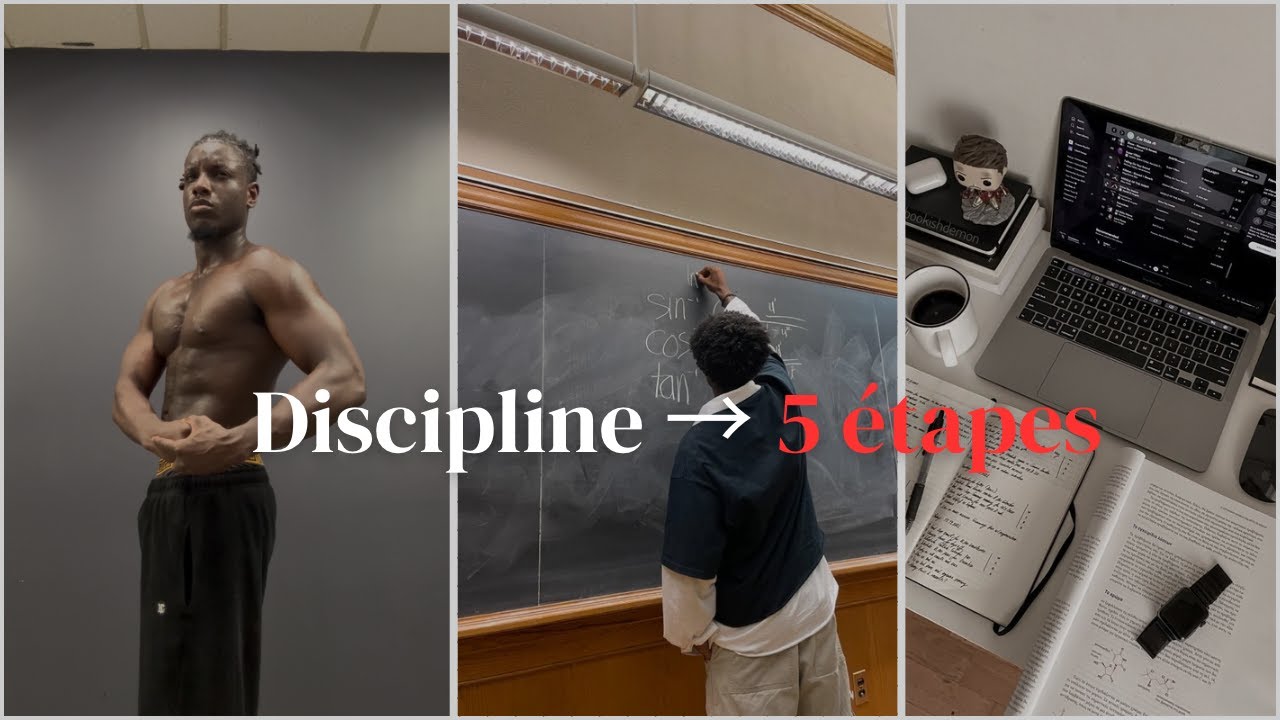 Les 5 ÉTAPES pour être DISCIPLINÉ (simple et réel)