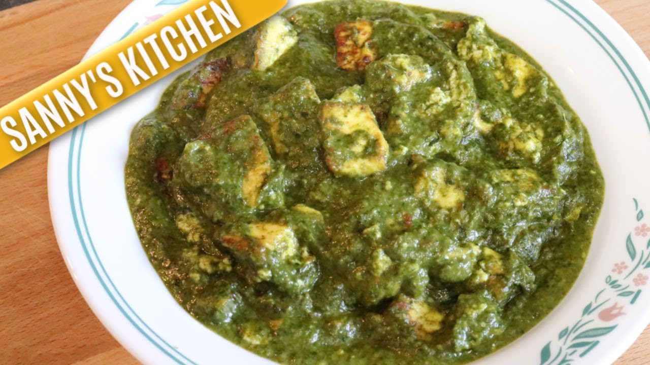 PALAK PANEER SABHJI Rezept - Indischer Käse & Spinat / Sanny's Kitchen | Sanny Kaur