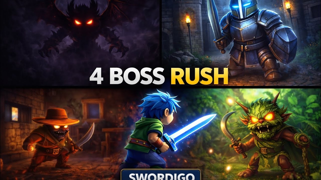 4 Boss Fights And a New City !! | Swordigo