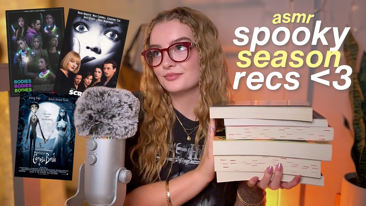 ASMR spooky season recommendations 🎃👻 books, movies, tv shows 🍂
