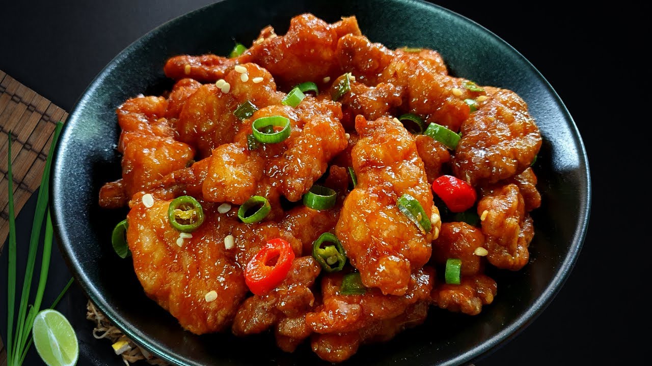 Korean Fried Chicken Bites Tossed in Sweet & Spicy Sauce by Masuma's Culinary