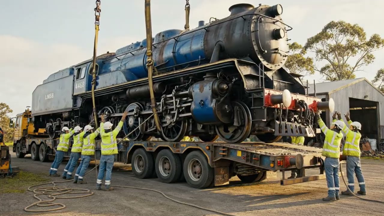 ASMR Restoration of LNER Class A4 4468 Dominion of Canada (1937) | Relaxing Steam Train Sounds