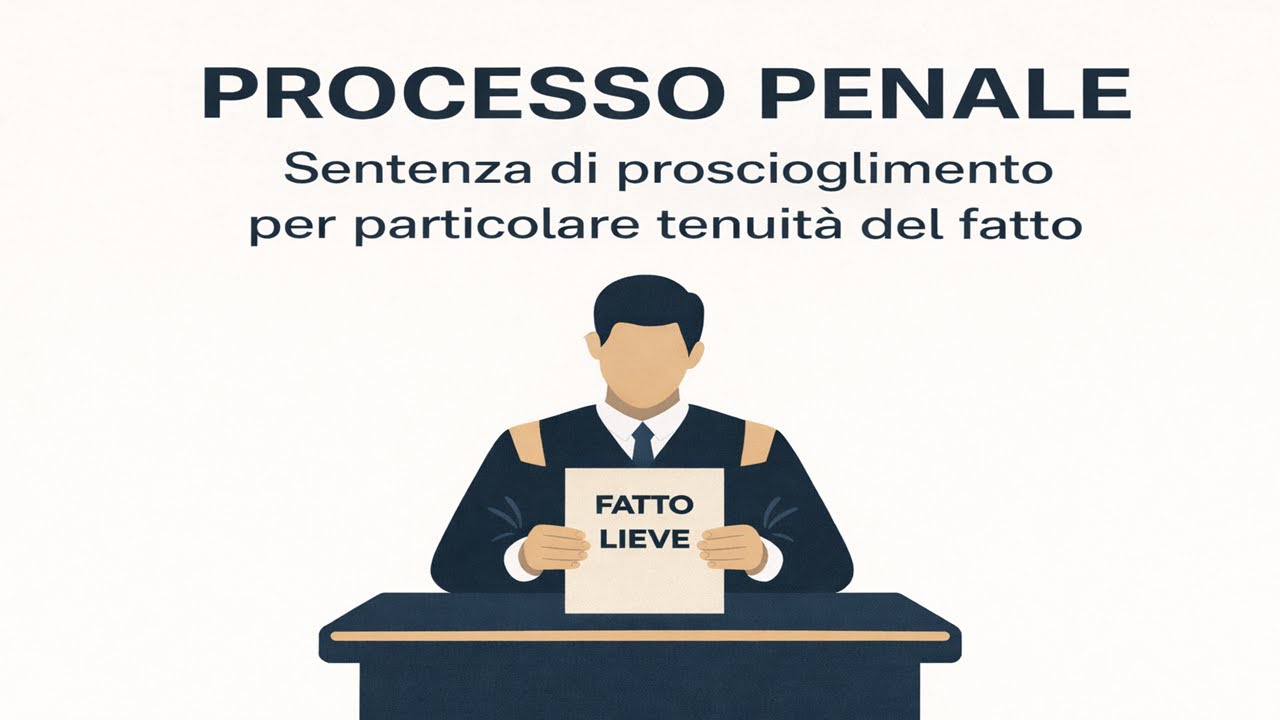 Processo penale - Sentenza di proscioglimento per particolare tenuità del fatto | Riassunti proc pen