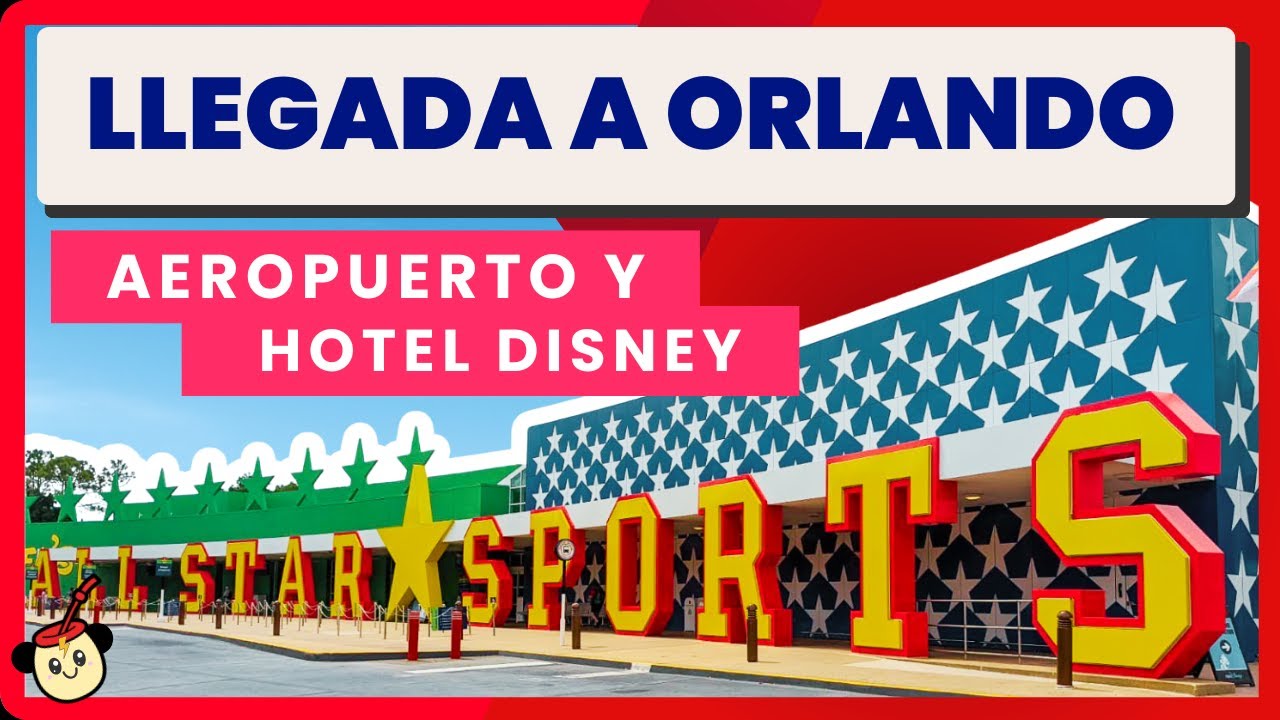 Llegada a Orlando y al Hotel All-Star Sports| Viaje a Disney en Octubre 