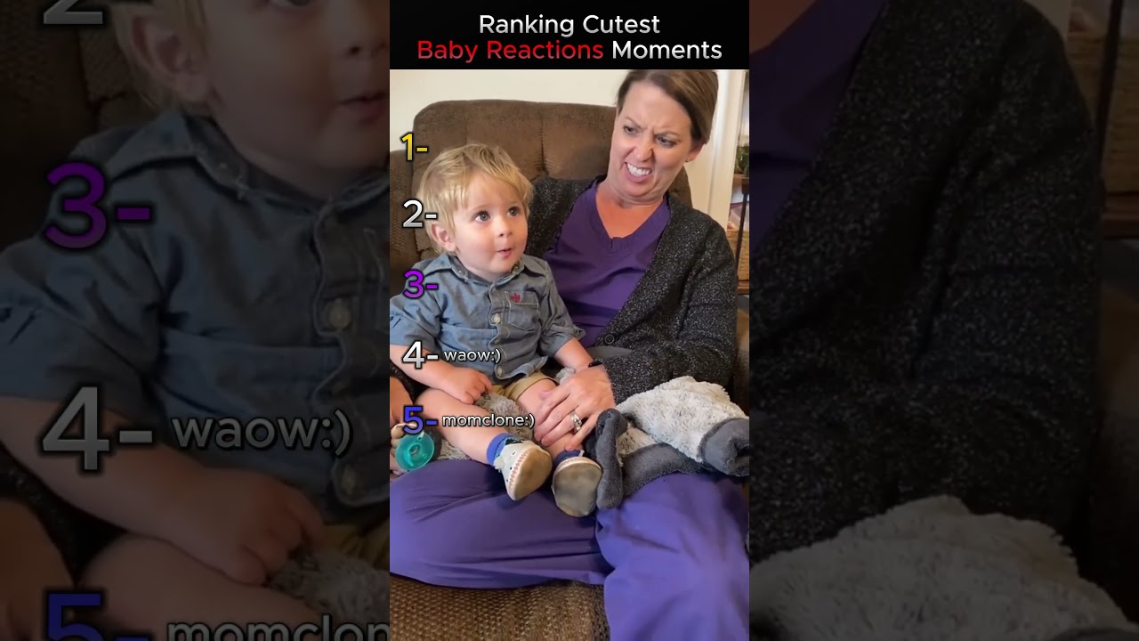 Ranking Cutest Baby Reactions Moments #ranking  #baby #cute