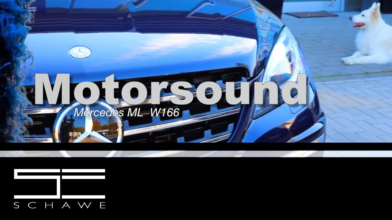 V8 Motorsound im Mercedes ML | W166 Active Exhaust Sound | SCHAWE