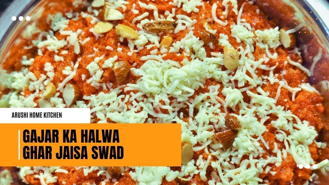 Gajar Ka Halwa Recipe | Traditional Gajar Halwa | Easy Winter Dessert | Carrot Halwa Recipe