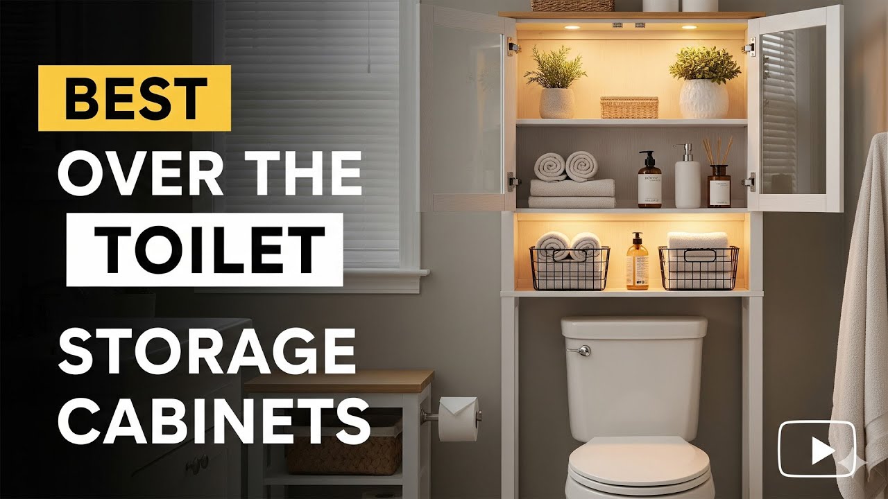 TOP 5 Best Over the Toilet Storage Cabinets 2026 | Bathroom storage furniture