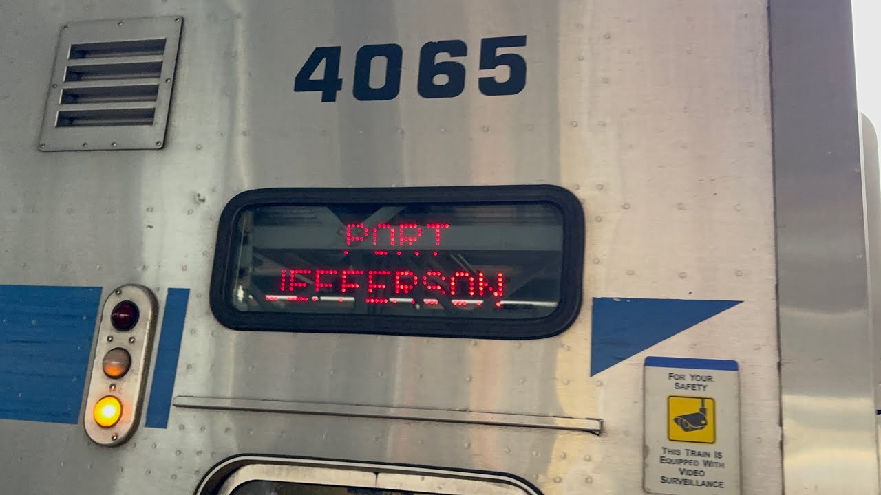 MTA LIRR Train 608: C3 🔵Port Jefferson Branch🔵 Train [Jamaica to Port Jefferson]