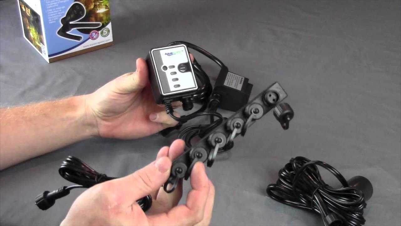 How to install underwater koi pond lights LED- Step by step instructions
