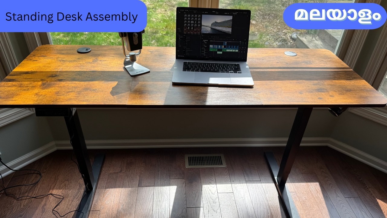 Electric Standing Desk Malayalam Assembly | New Home Series