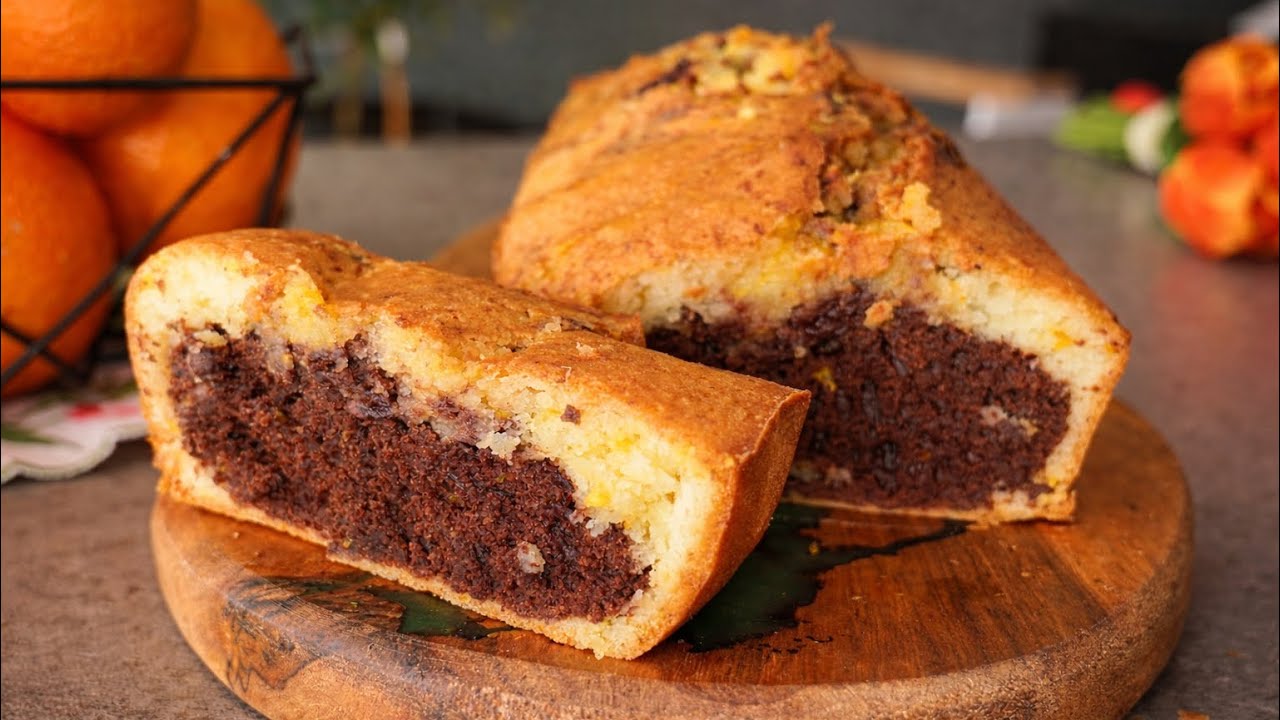 SOFT VEGAN ORANGE CAKE 🍊 NO OIL – READY IN 5 MINUTES- Posni Jaffa Kolač ✨