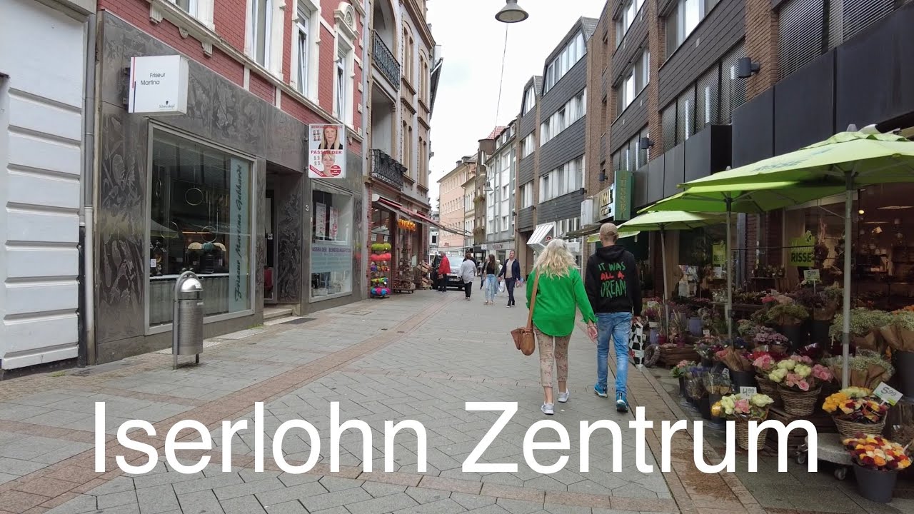 Walking in Germany | Iserlohn Zentrum