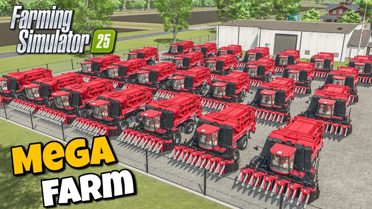 Harvesting 1,000,000L of Cotton | Cotton Mega Farm In Fs25 | Farming Simulator 25