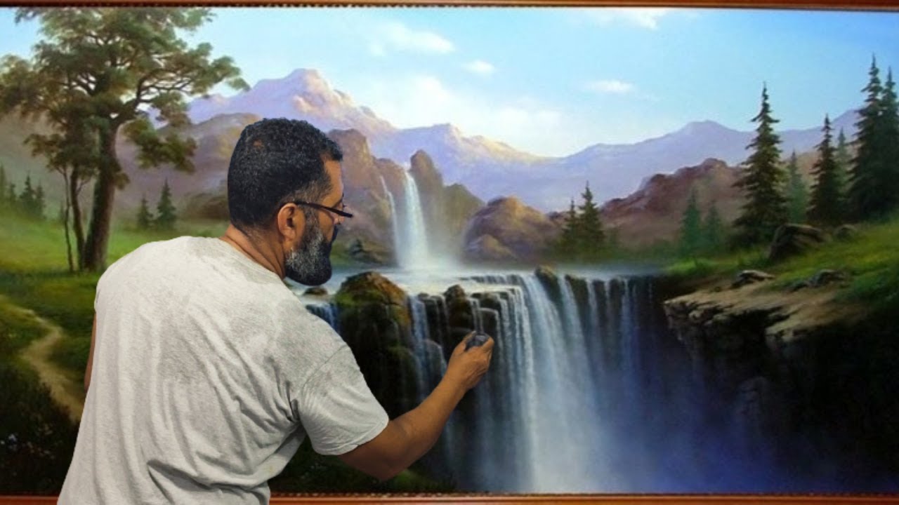 تعليم رسم المناظر طبيعيه بسر واحد فقط يجعلك محترف
