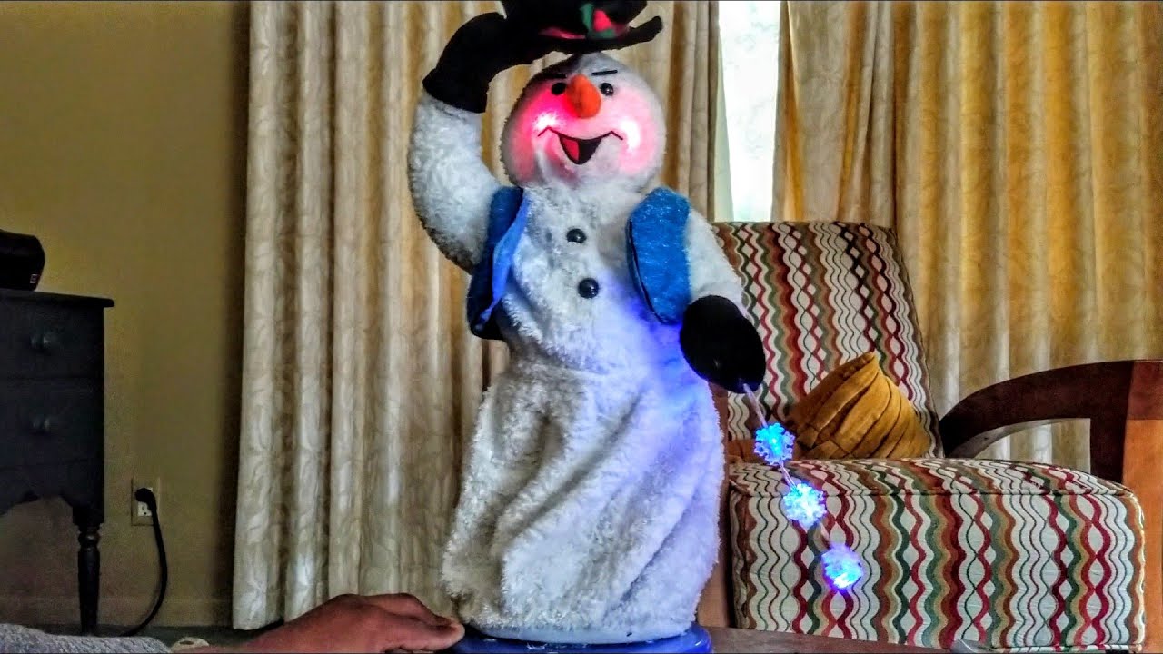 Glitching & Possessed Spinning Snowflake Snowman