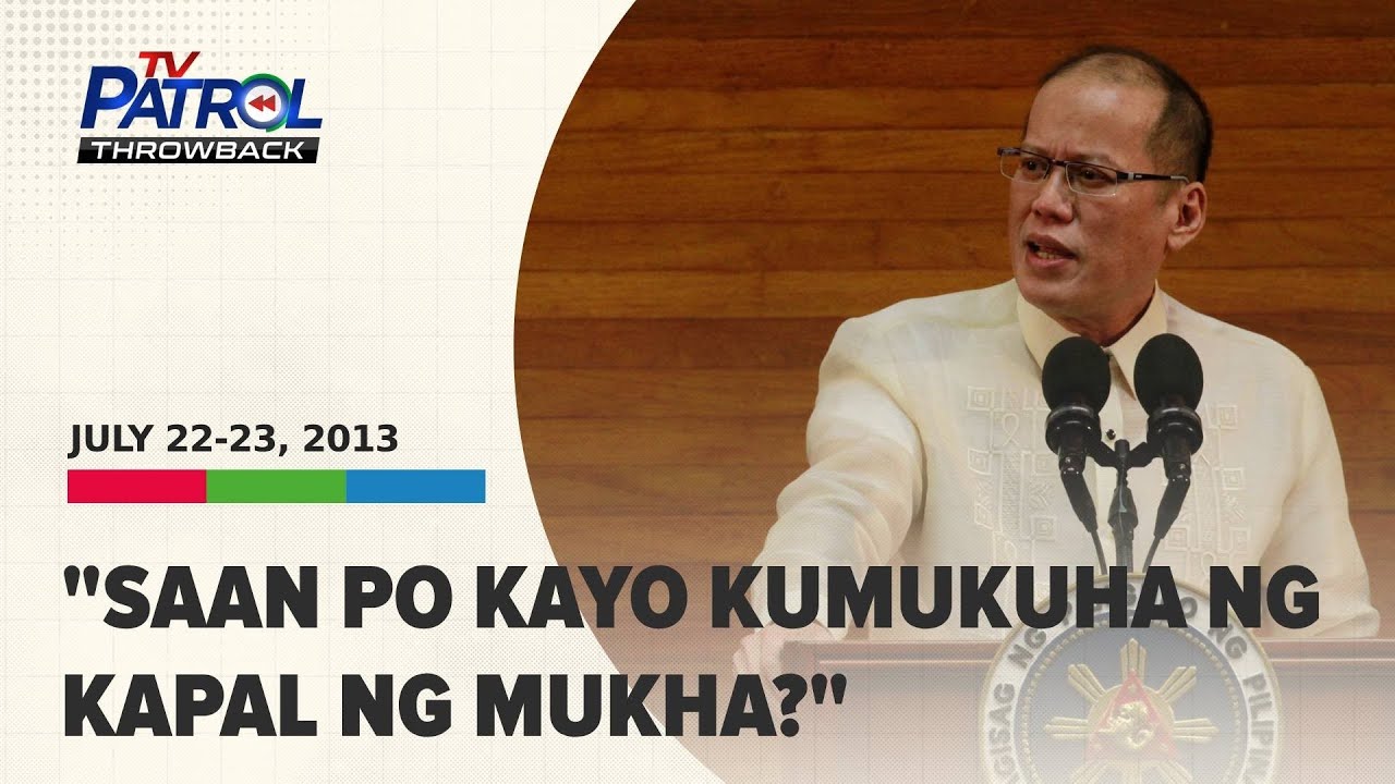 Mga tiwali sa gobyerno binalaan ni PNoy sa 2013 SONA | TV Patrol Throwback