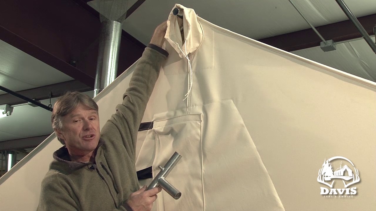 Wall Tent Ridge Pole Sleeve - Ridge Pole Sleeve - Davis Tent