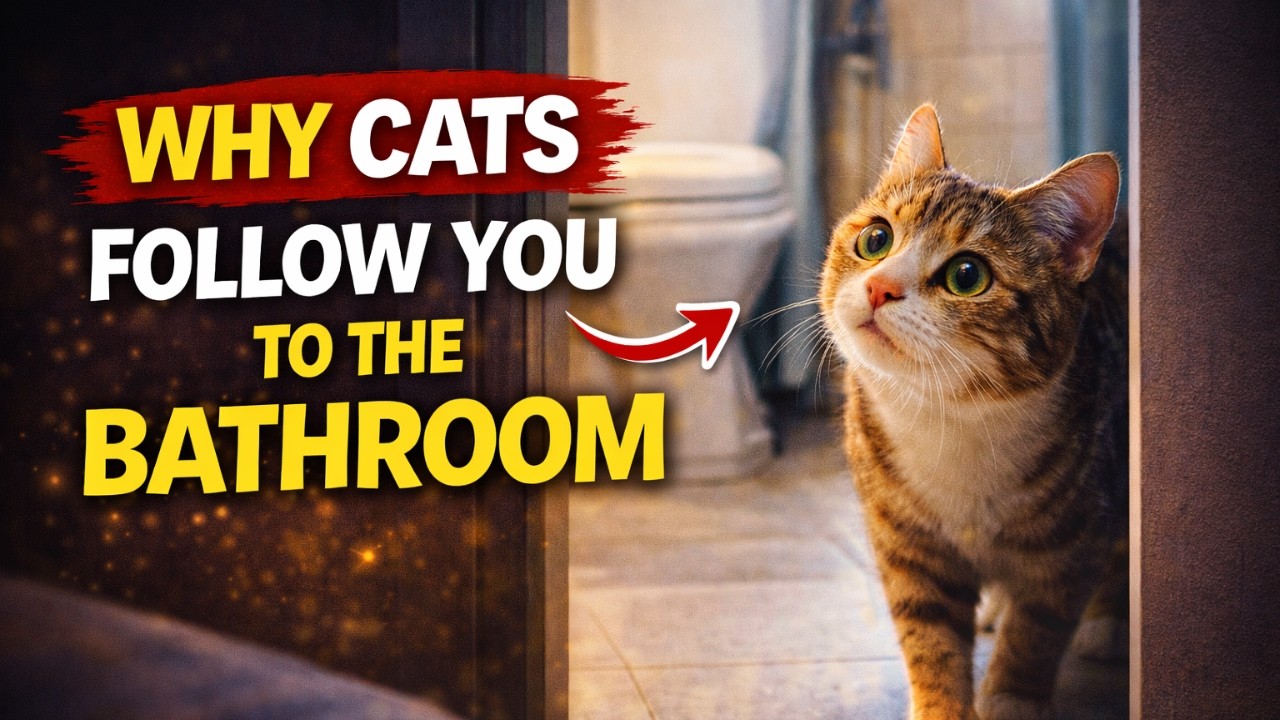 Why Cats Always Follow You to the Bathroom |The Hidden Language of Pets