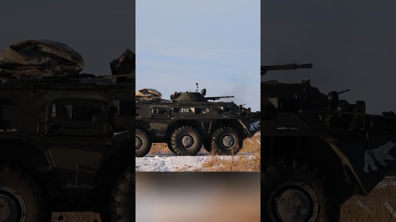 BTR-80 armoured personel carrier #military #russia #apc