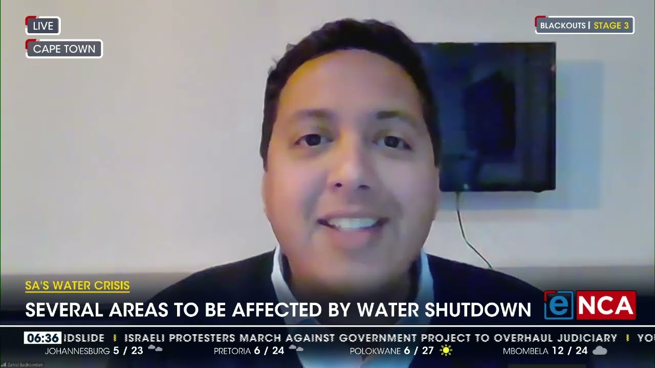Discussion | Planned water supply maintenance in Cape Town