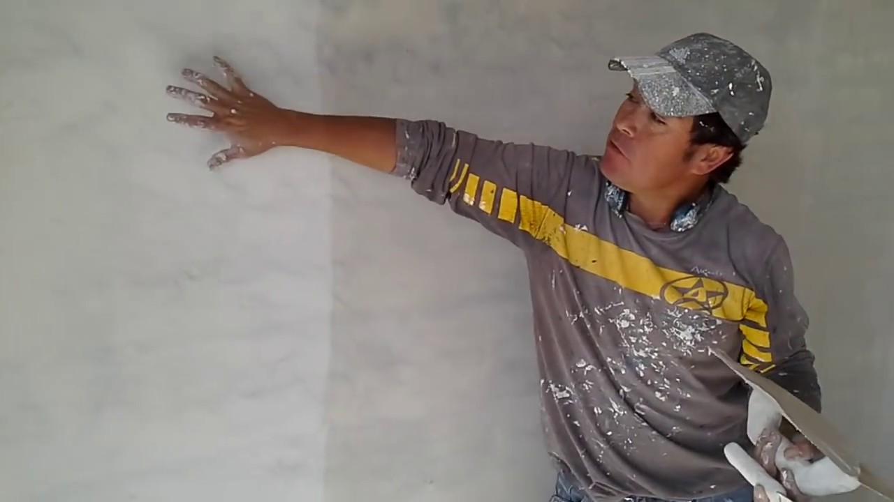 como empastar una pared 2 mano