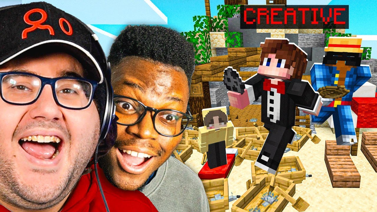 TROLLIAMO I GIOCATORI NELLE BEDWARS SU MINECRAFT CON LA CREATIVA