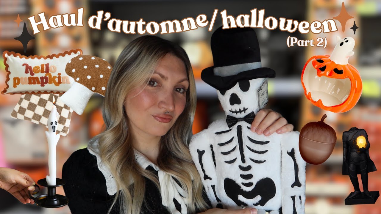 Haul d'Automne/Halloween🍂🎃 Part 2 (B&M, Action, Flying tiger ...)