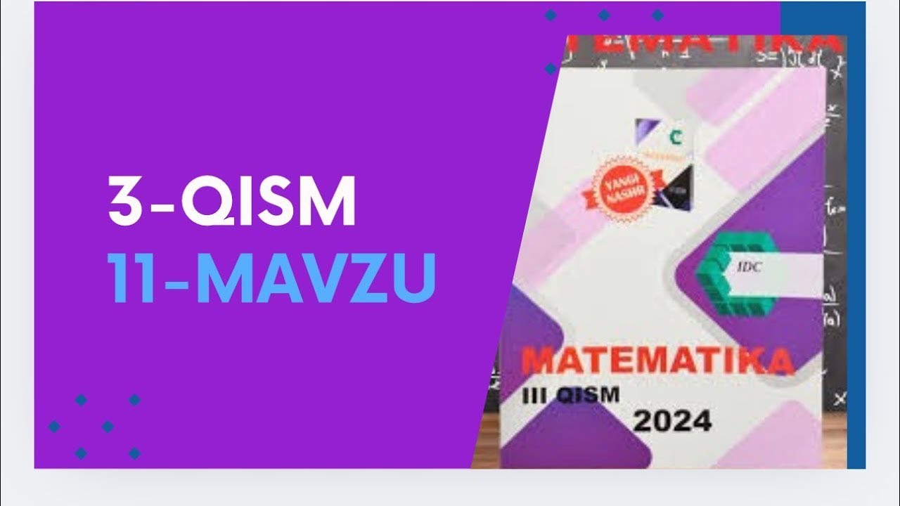IDC 3-qism 11-mavzu Yarim burchak formulalari 2-qayta