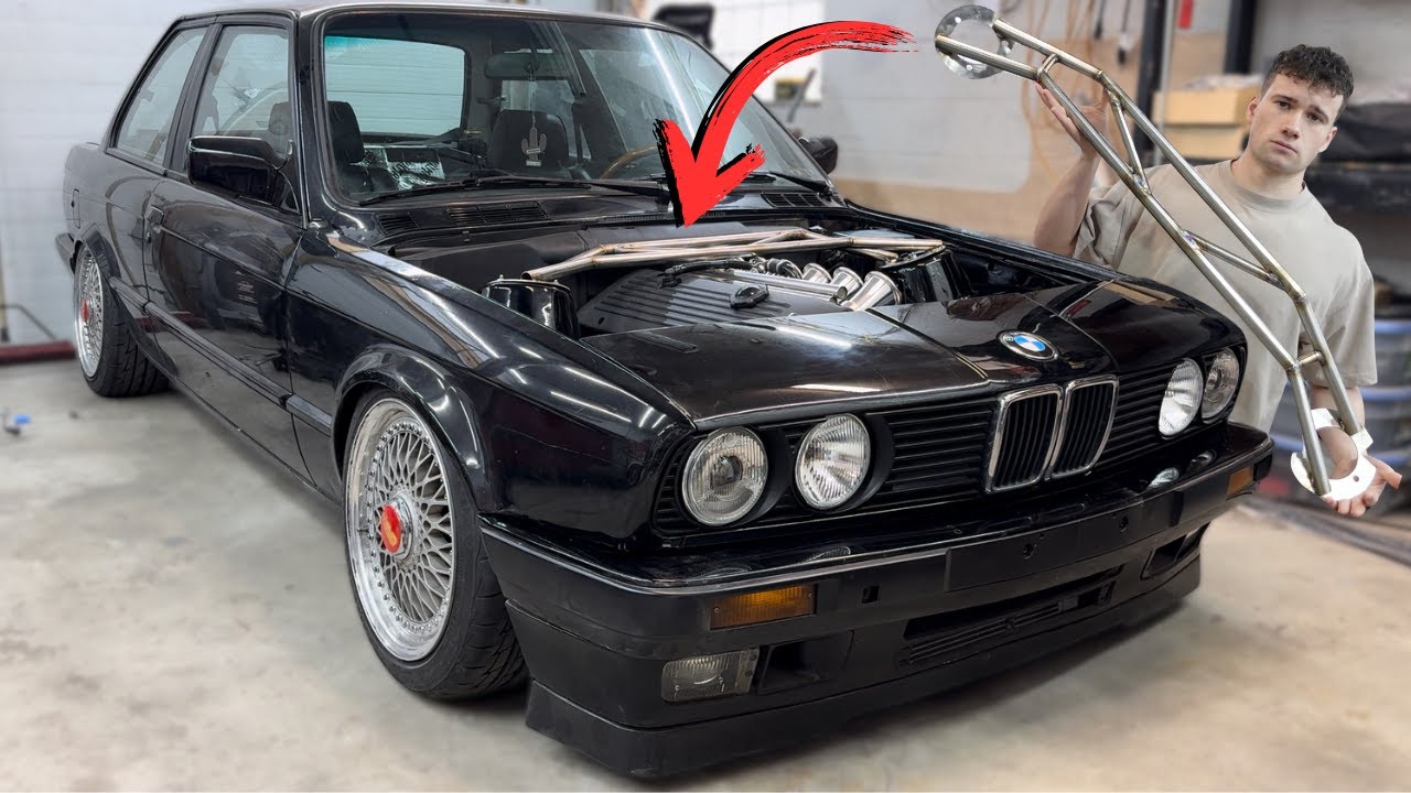 Building a strut bar for my s54 e30