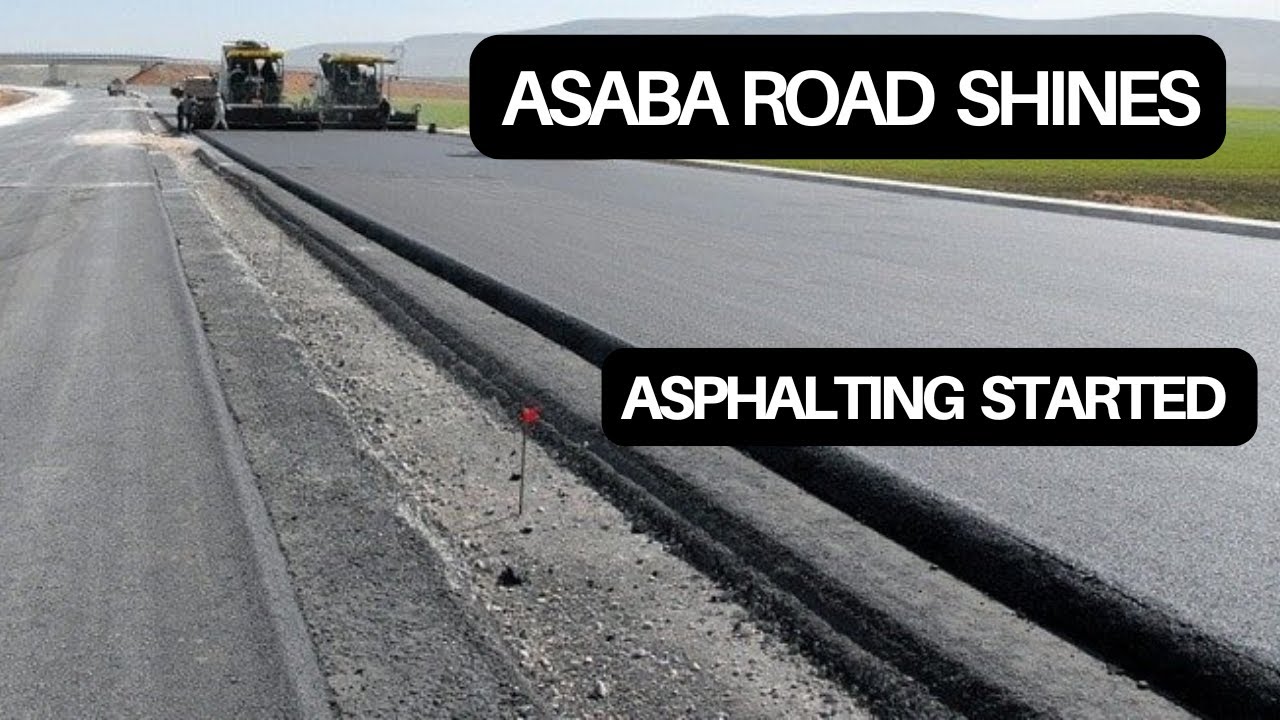 Asaba Shines As Asphalting  Started  On all Their Roads