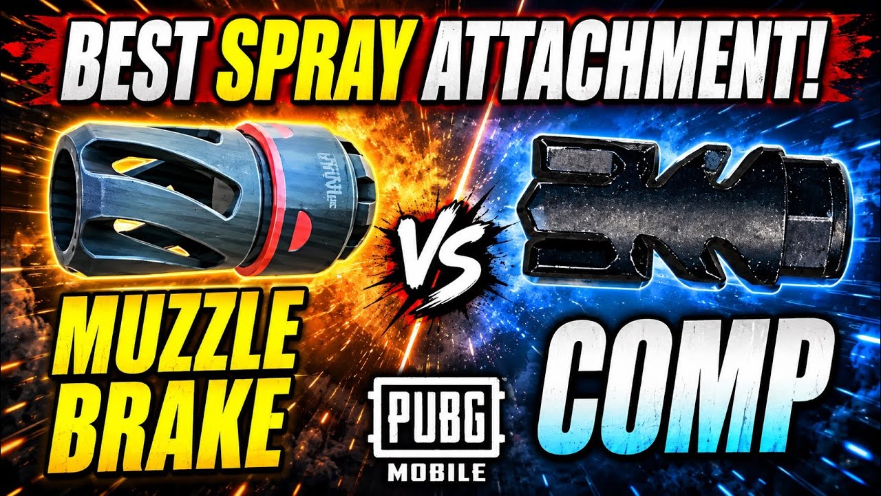 ГЛАВНЫЙ ТЕСТ НА РАСПЫЛЕНИЕ ОГНЯ: Дульный тормоз против компенсатора в PUBG Mobile