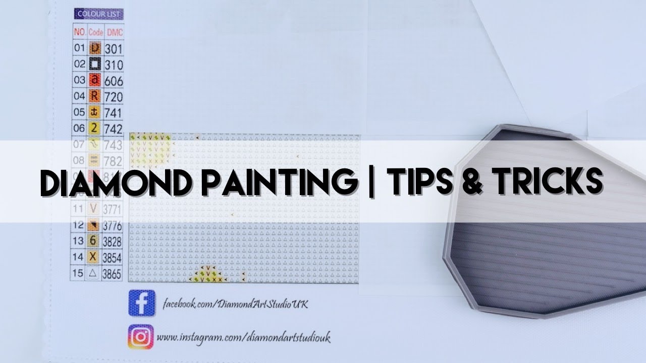 Diamond Painting   Tips & Tricks | Doing a Square Diamond Painting