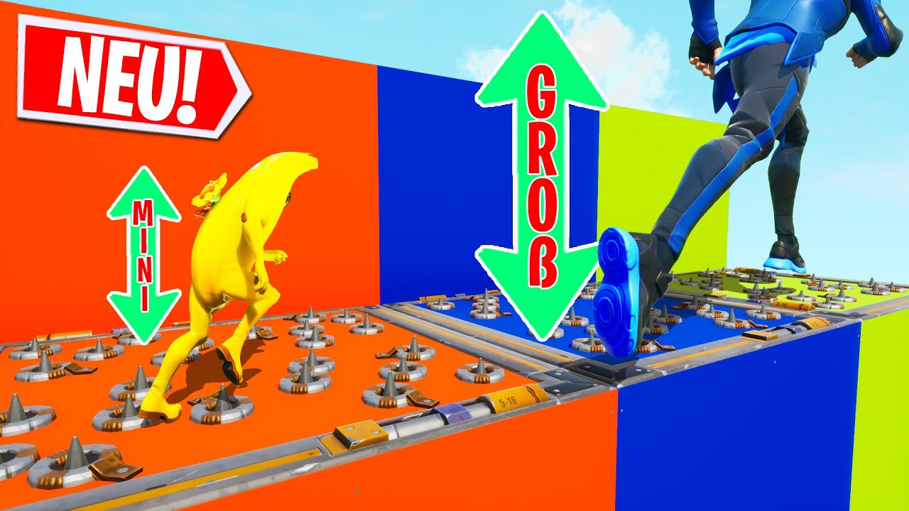 *BRANDNEU* 😱 von KLEIN zu GROß DEATHRUN in Fortnite mit @Odumanpique
